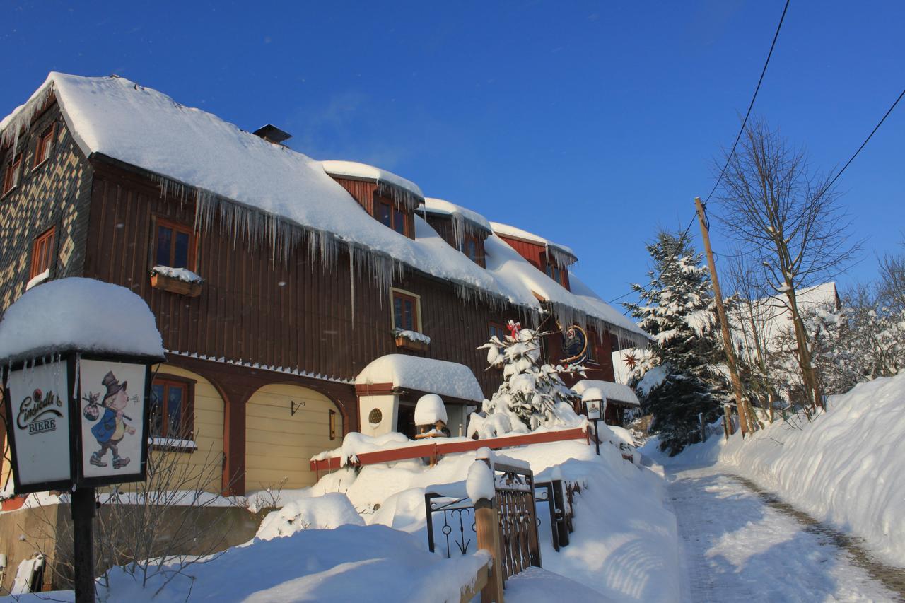 Gasthaus "Zum Wanderstuebel" Hinterhermsdorf Esterno foto